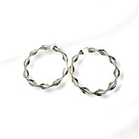 Orecchini Domar Donna Cerchi argento 925 in Argento ORAR-520-280 - ORAR-520-280